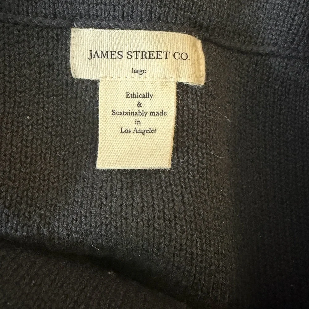 James Street Co. Mari Long Knitted Drawstring Black Midi Skirt - Picture 5 of 6
